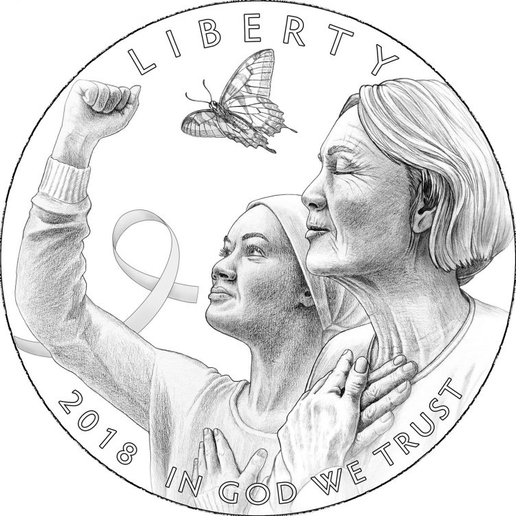 breast cancer awareness coin design