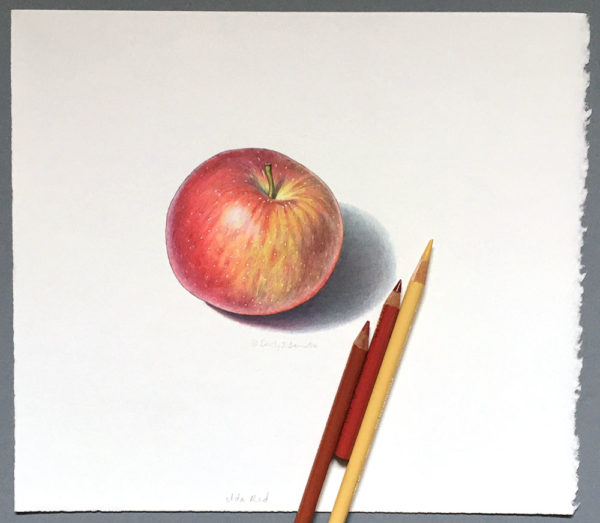 Ida Red apple art
