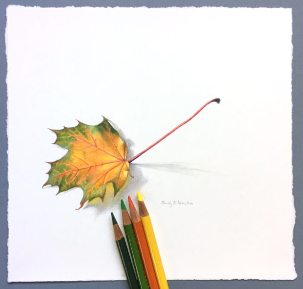 fall maple leaf art